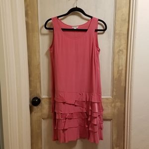 Silk tank dress